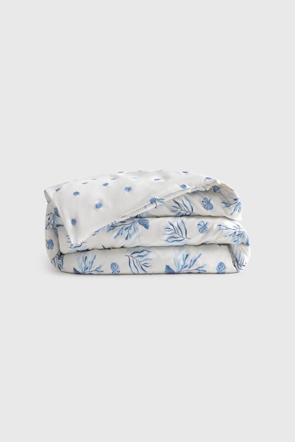 Textura Printed duvet cover blue