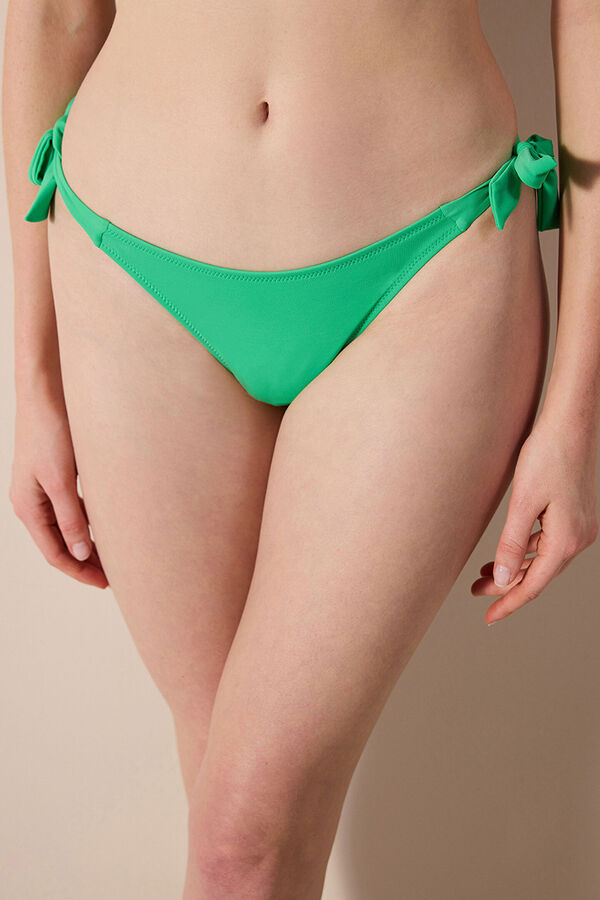 Womensecret String Green Bikini Bottom vert