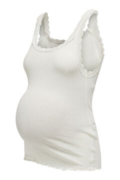 Womensecret Camiseta tirantes maternity  white