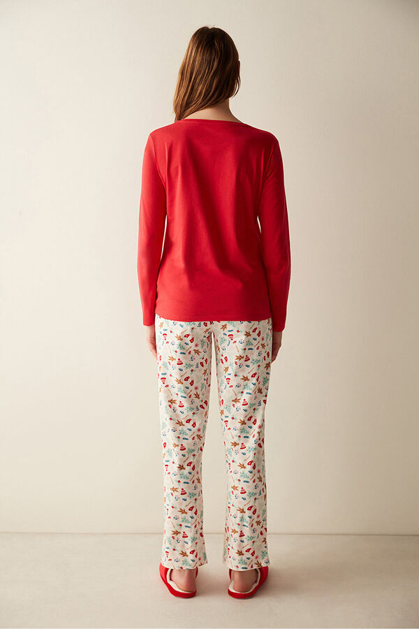 Penti Women's long Christmas pyjamas Print