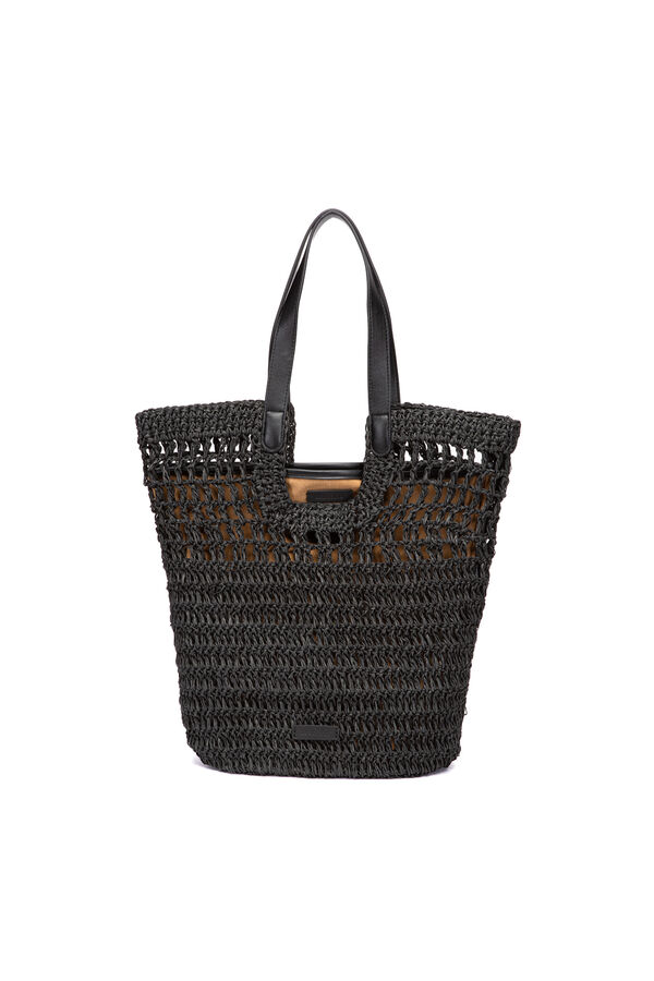Abbacino  Capazo rafia negro negro