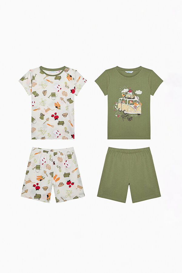 Penti Pack of 2 short pyjamas sets printed