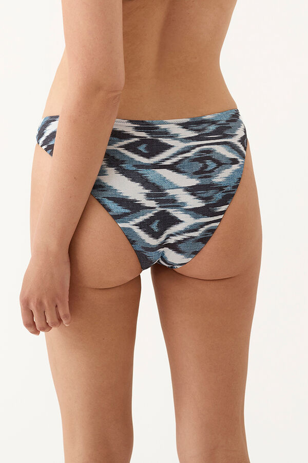 Promise Classic ethnic bikini bottoms blue
