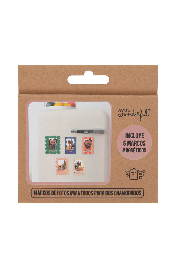 Mr. Wonderful Magnetic photo frames for two lovers Print