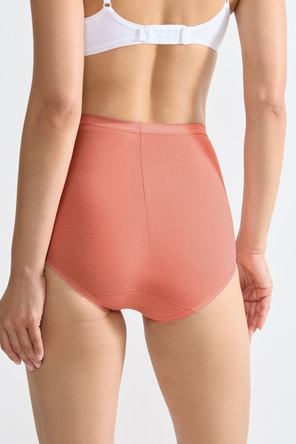 Sloggi Pack 3 bragas altas sin costuras rojo