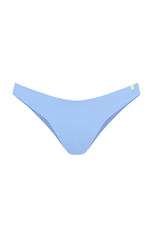 Womensecret Culotte bikini tanga fronce bleue bleu