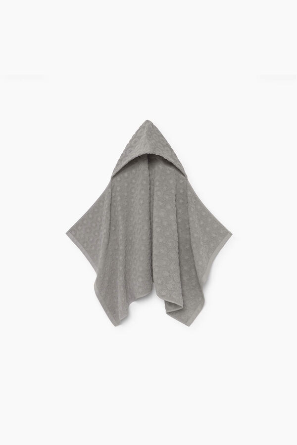 Womensecret Stars hooded towel grey