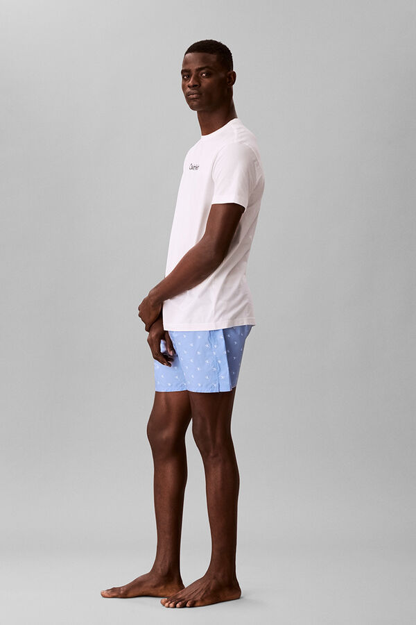 Calvin Klein Conjunto pijama corto rayas estampado