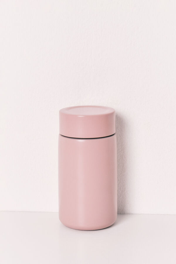 Women'secret Pink metal logo bottle pink