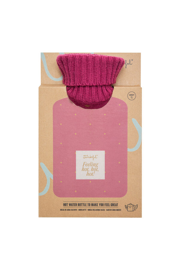 Mr. Wonderful Bolsa de agua caliente estampado