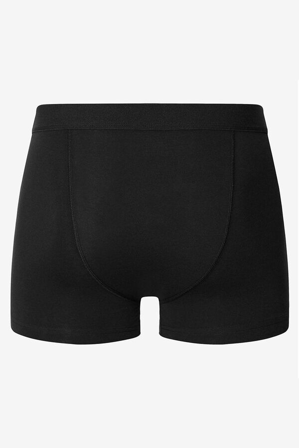 Bread & Boxers Pack de 2 b&oacute;xers modal el&aacute;stico eco negros negro