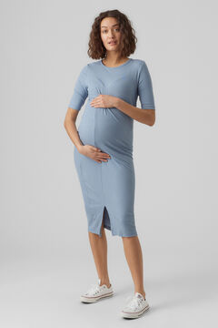 Womensecret Vestido midi maternity blue