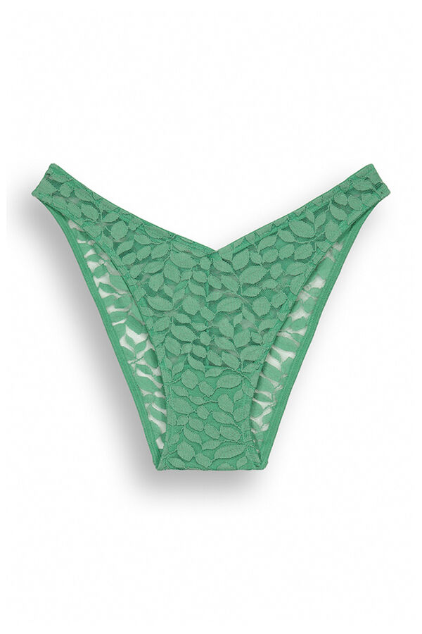 Womensecret Green lace panty green