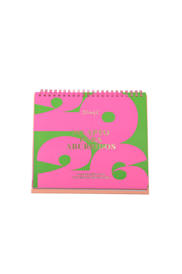 Mr. Wonderful Calendario de sobremesa 2026 - No apto para aburridos estampado