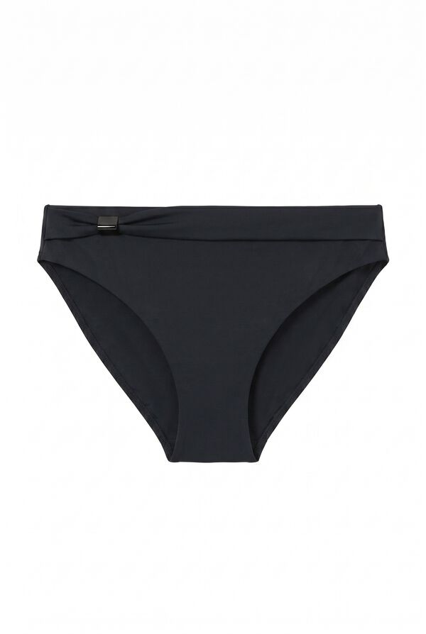 Women'secret Black high leg bikini bottoms black