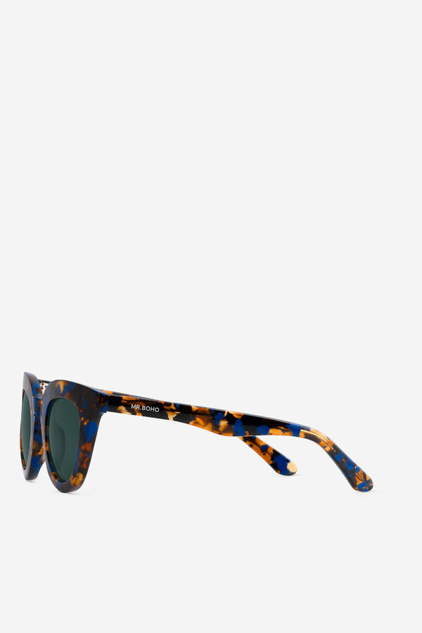 MR. BOHO Gafas de sol para mujer con montura de acetato multicolor