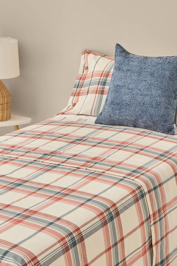 Textura Kariertes Blatt Blau