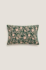 Womensecret Floral embroidery cushion cover 30 x 50 cm. vert
