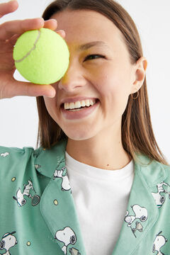Womensecret 100% cotton green midi Snoopy nightshirt printed