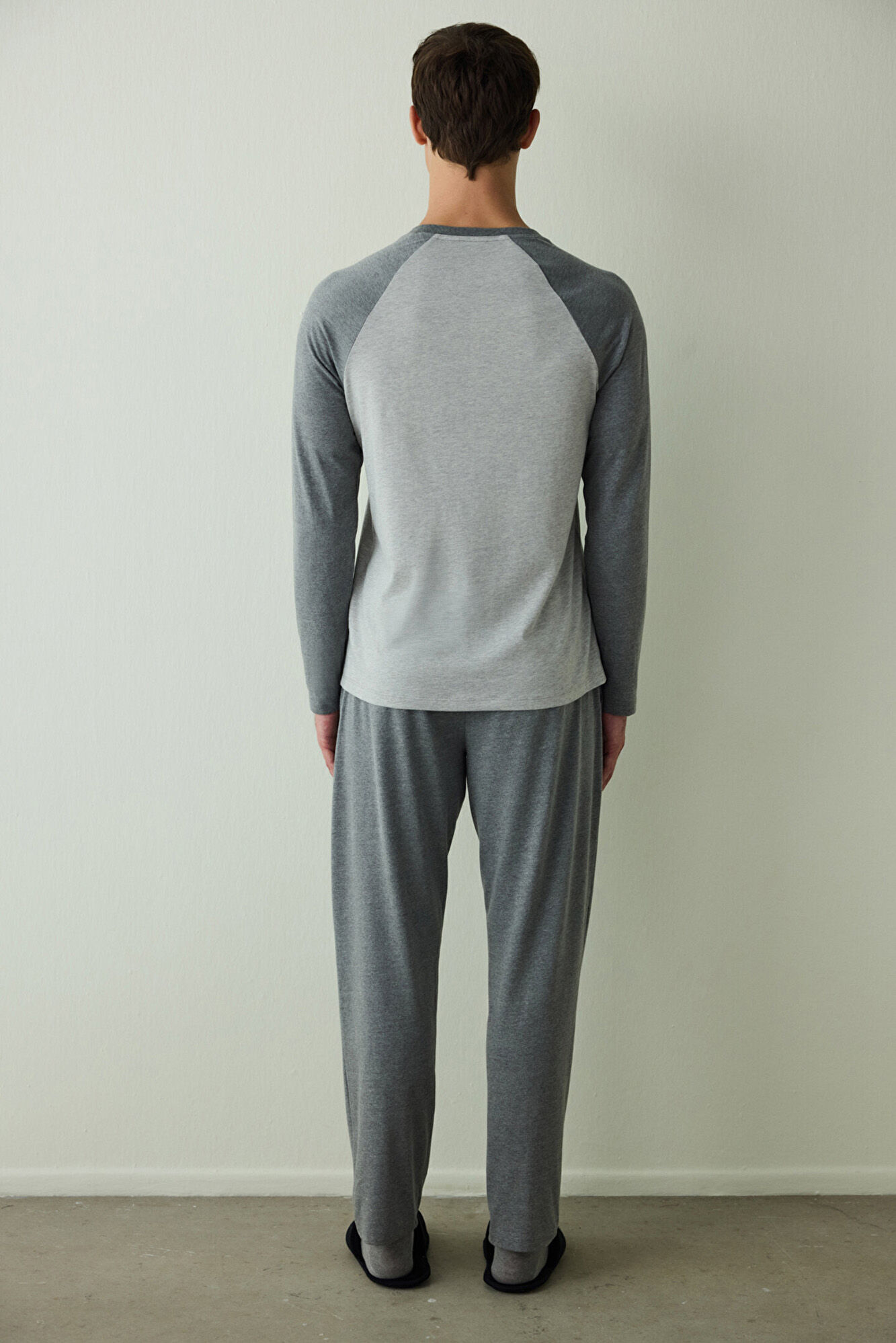 Penti Conjunto de pijama de algod&oacute;n de manga larga para hombre