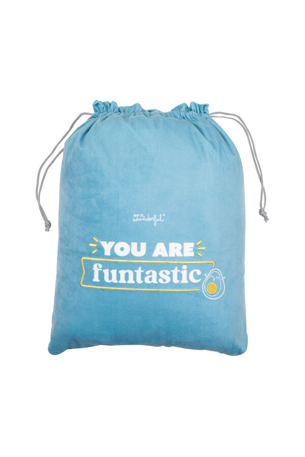 Mr. Wonderful Blanket Avocado - You are funtastic printed
