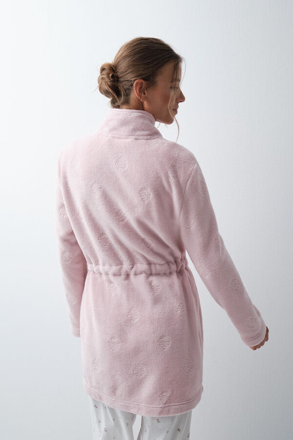 Women'secret Pink long robe with belt pink