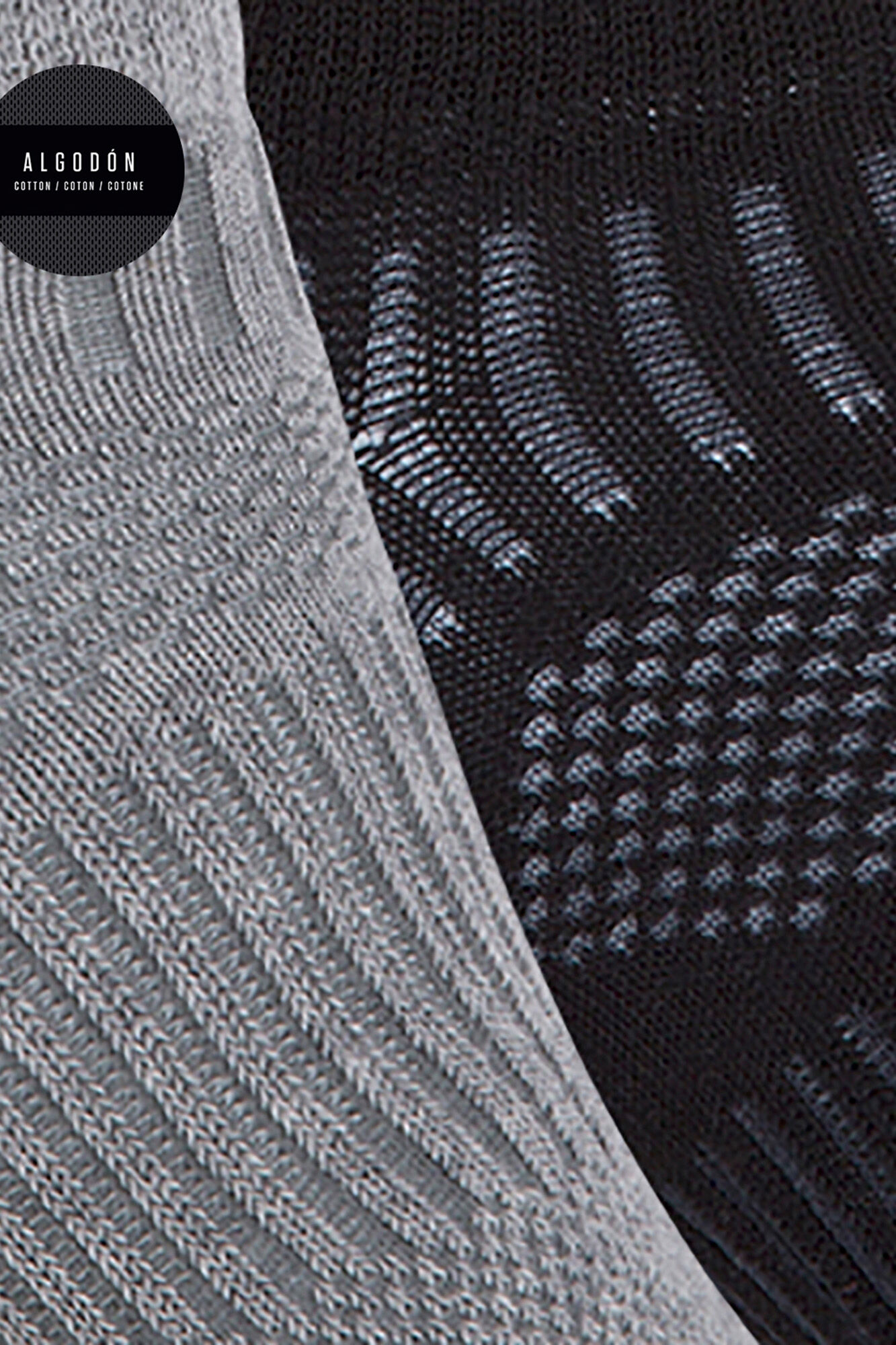 Punto Blanco Pacote de 2 meias esportivas de algod&atilde;o