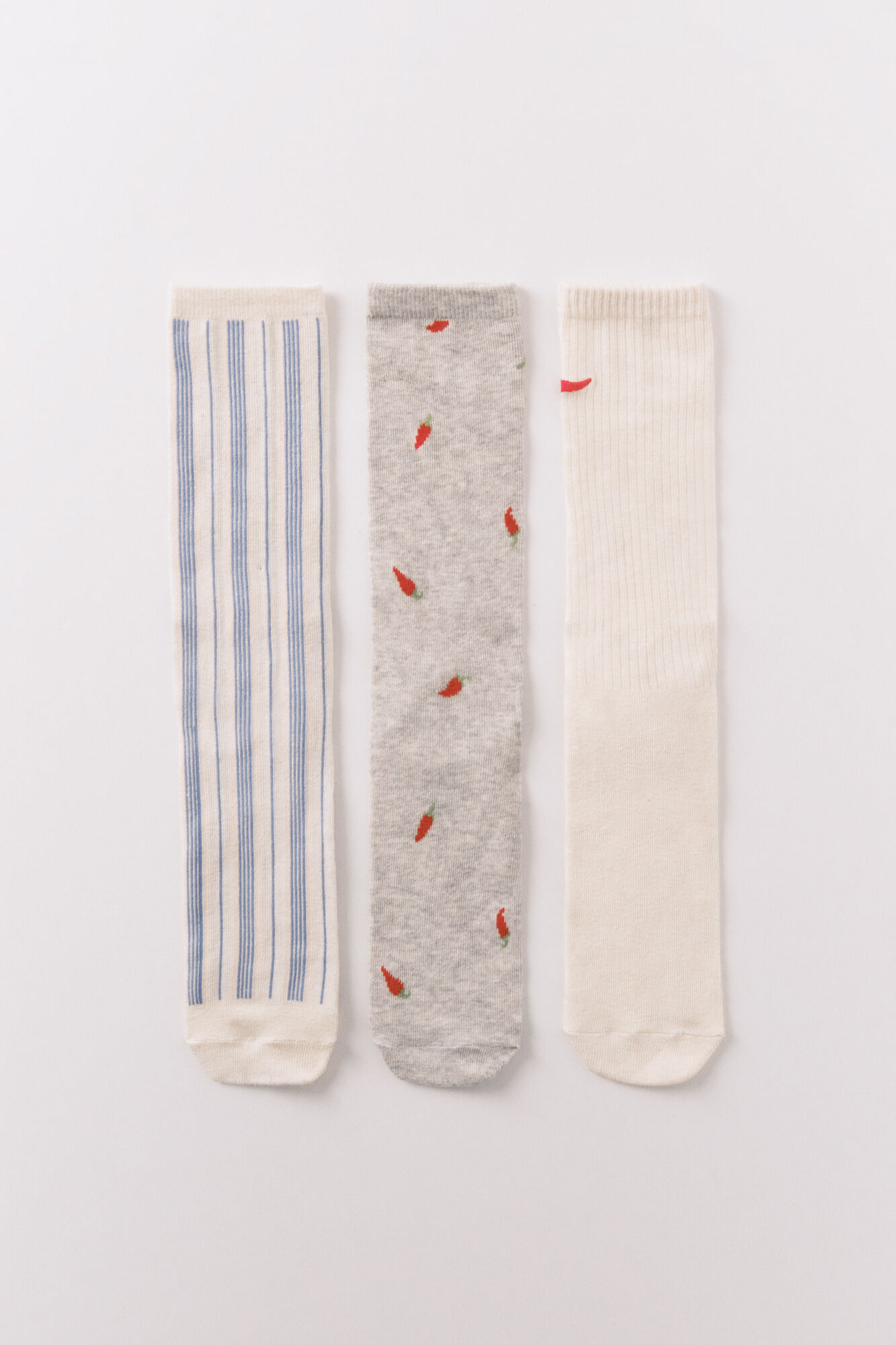 Women'secret 3-pack long chilles print socks