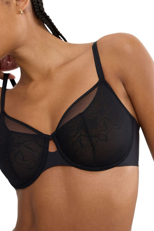 Triumph Sujetador lencero con aro negro