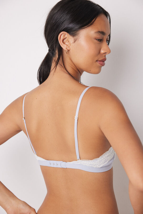 Womensecret LOVELY Soutien-gorge triangle coton bleu bleu