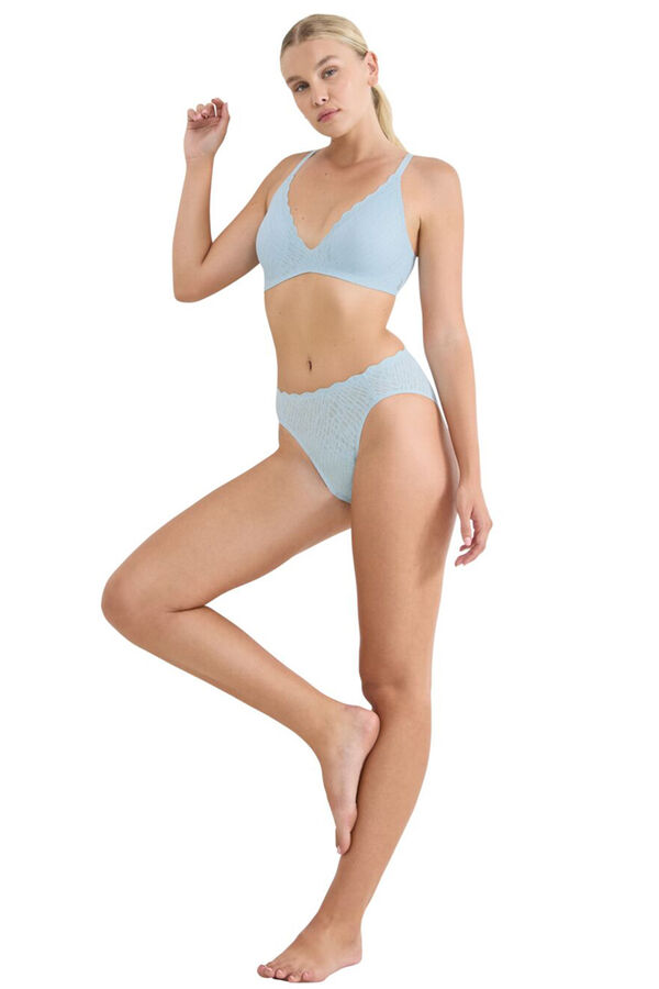 Sloggi Sujetador push up sin aro alta sujeci&oacute;n azul