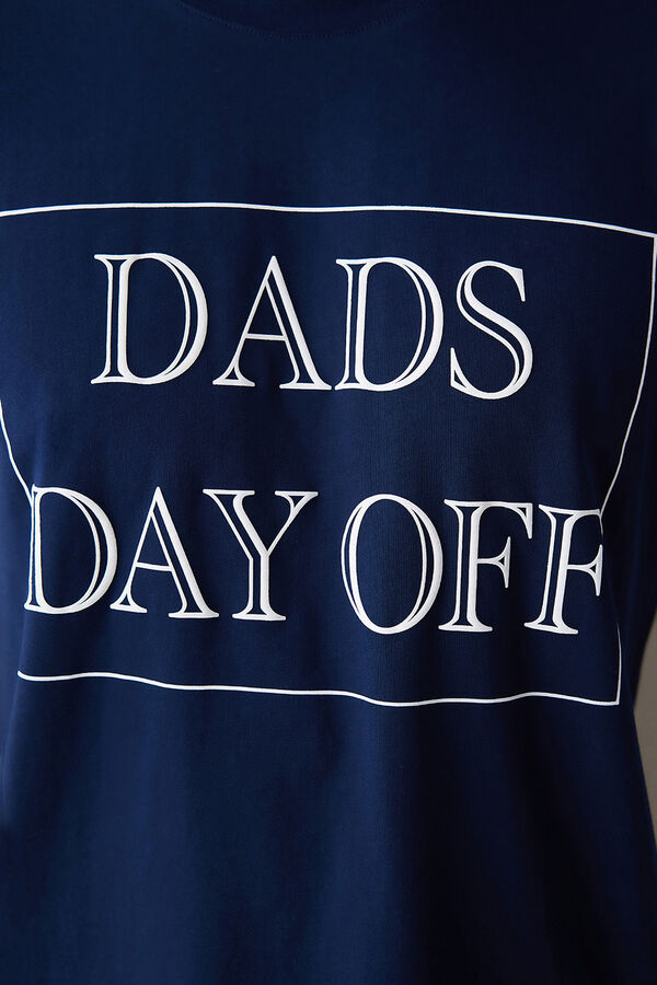 Womensecret Men'S Dads Day Short Pajama Set rávasalt mintás