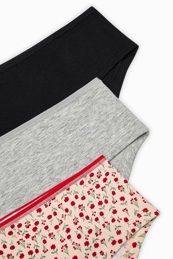 Penti Pack of 3 hipster panties printed