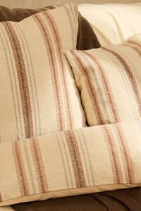 Calma House Capa de almofada quadrada riscas multicolorida Peru