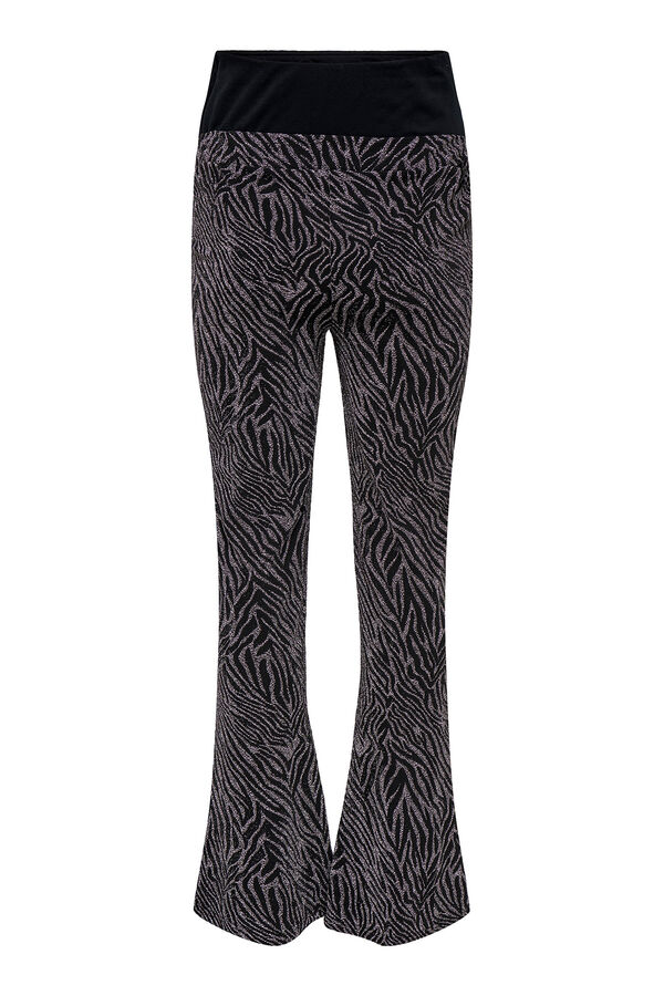 Only Maternity Black lurex maternity pants  black