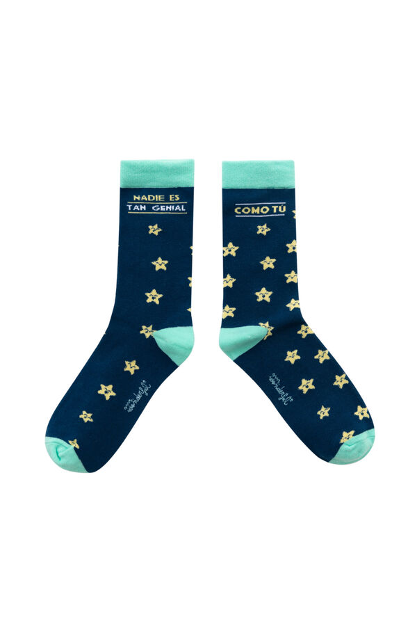 Womensecret Socks in EU size 35-38 - No one's as great as you mit Print