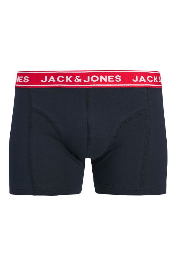 Jack & Jones Lot de 3 boxers bleu