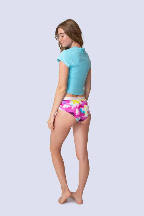 Womensecret Menstruationsslip teenageralter elastic waist brief - Moderate mit Print