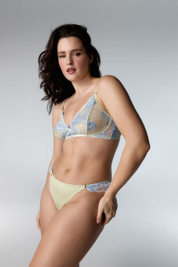 Black Limba Sujetador Falso aro Muse verde