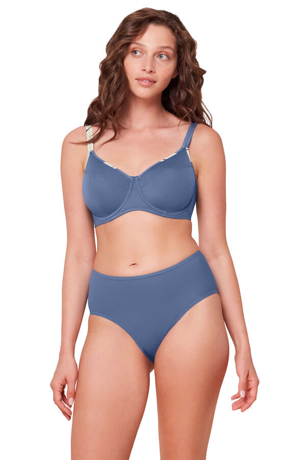 Womensecret Reducer bikini top kék