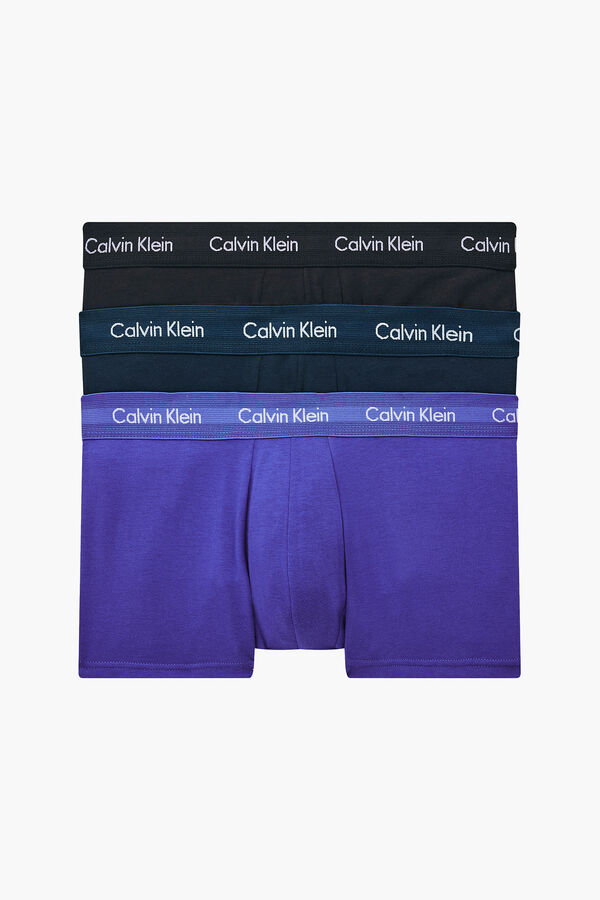 Womensecret Boxers de algodão com cós da Calvin Klein estampado