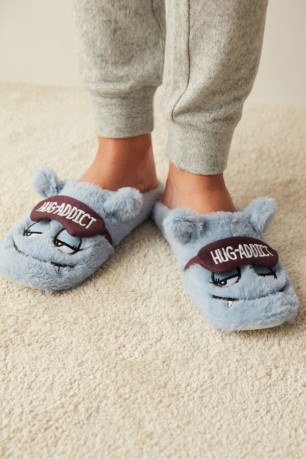 Womensecret Furry slippers Blau