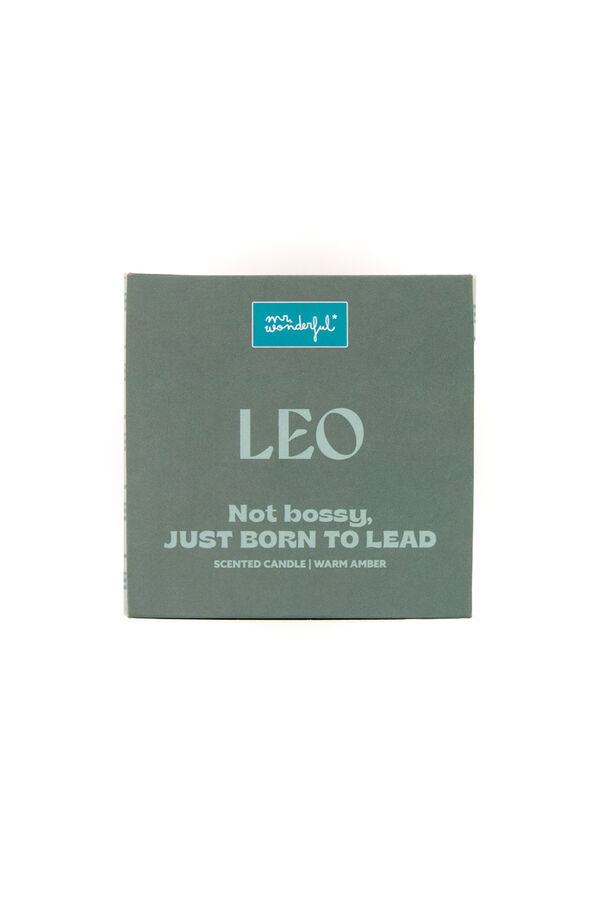 Mr. Wonderful Scented candle - Leo printed