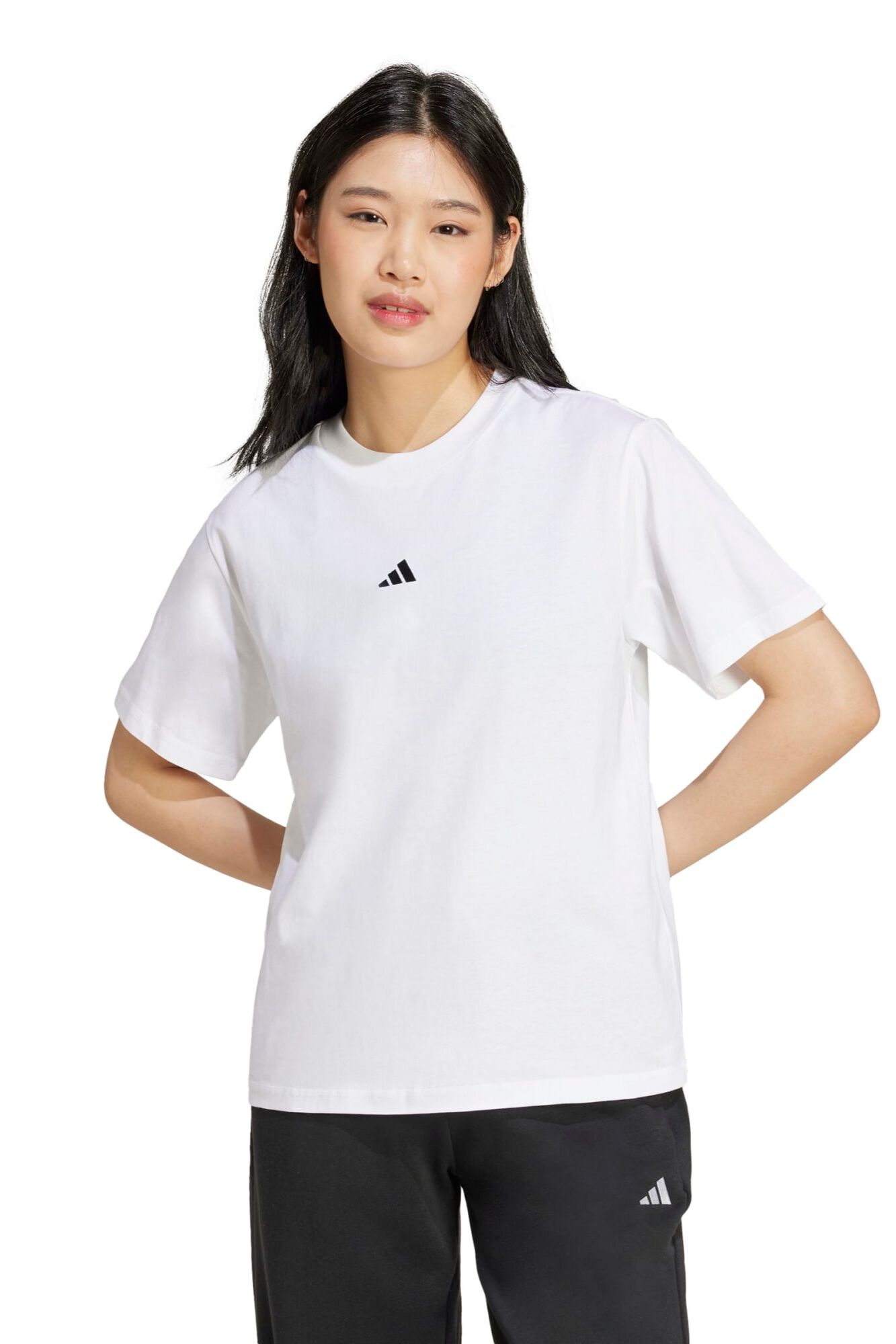 Adidas Camiseta algod&oacute;n logotipo peque&ntilde;o
