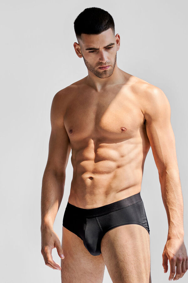 Bread & Boxers Pacote de 3 cuecas pretas preto