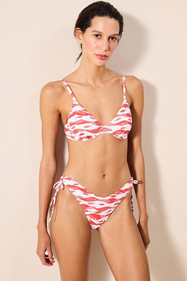 Womensecret Classic printed bikini bottom imprimé