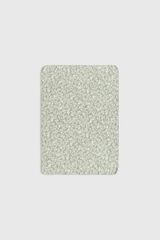 Textura Floral velvet blanket green