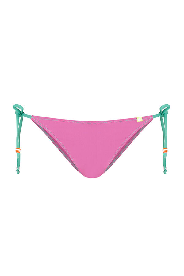 Womensecret Pink side-tie bikini bottoms Ljubičasta/Lila