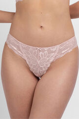 Dorina Culotte br&eacute;silienne parfaite en dentelle rose