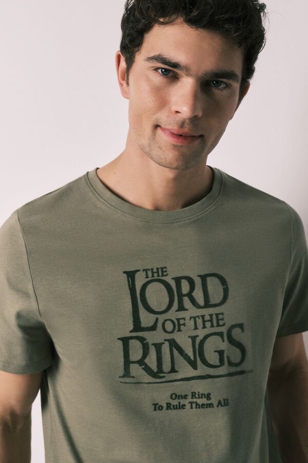 Women'secret Pyjama court pour homme en coton Lord of the Rings imprim&eacute;